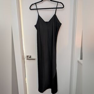 Knix x Birds Papaya Black Slip Dress